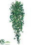 Silk Plants Direct Sage Ivy Hanging Plant Bush - Green Two Tone - Pack of 6