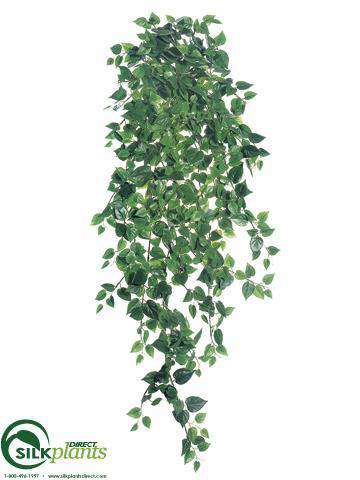 faux philodendron hanging Philodendron Vine Hanging Plant - Green Two Tone - Pack of 6 - (CTT/RG-363WBPS)
