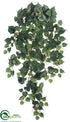 Silk Plants Direct Cottonwood Hanging Bush - Green - Pack of 12