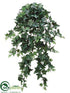 Silk Plants Direct Medium Sage Ivy Hanging Bush - Green Two Tone - Pack of 6