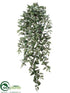 Silk Plants Direct Medium Wandering Jew Hanging Bush - Green Cream - Pack of 6