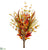 Cattail Grass, Berry, Leaf Bush - Fall - Pack of 6