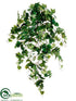 Silk Plants Direct Ivy, Eucalyptus Hanging Bush - Green Two Tone - Pack of 6