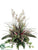 Cordyline, Fern, Heather Bush - Green Pink - Pack of 12