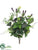 Silk Plants Direct Berry, Ivy Bush - Green Burgundy - Pack of 12