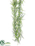 Silk Plants Direct Asparagus Fern Garland - Green Two Tone - Pack of 12
