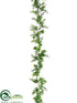 Silk Plants Direct Boxwood Garland - Green - Pack of 6
