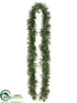 Silk Plants Direct Boxwood Garland - Green Two Tone - Pack of 6