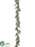 Silk Plants Direct Boxwood Garland - Green Two Tone - Pack of 12