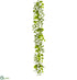 Silk Plants Direct Beech Leaf Garland - Green - Pack of 6