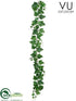 Silk Plants Direct Outdoor Grape Leaf Garland - Green - Pack of 6