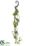 Silk Plants Direct Fern Garland - Green - Pack of 6