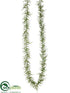 Silk Plants Direct Asparagus Fern Garland - Green - Pack of 12