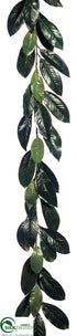 Silk Plants Direct Magnolia Leaf Garland - Green - Pack of 12