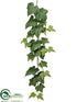 Silk Plants Direct Ivy Leaf Garland - Green - Pack of 6
