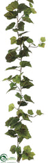Silk Plants Direct Grape Leaf Garland - Green Two Tone - Pack of 6