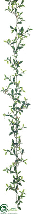 Silk Plants Direct Ruscus Garland - Green Two Tone - Pack of 12