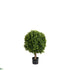 Silk Plants Direct Outdoor Boxwood Ball - Green - Pack of 2