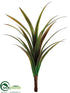Silk Plants Direct Dracaena Plant - Green Brown - Pack of 6