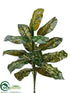 Silk Plants Direct Dieffenbachia Plant - Green Variegated - Pack of 12