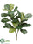 Silk Plants Direct Fiddle Leaf Plant - Green - Pack of 12