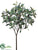 Magnolia Leaf Branch - Green - Pack of 2