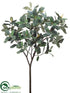 Silk Plants Direct Magnolia Leaf Branch - Green - Pack of 2