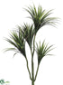 Silk Plants Direct Dracaena Plant - Green Red - Pack of 4