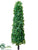 Ivy Leaf Cone Topiary - Green - Pack of 2