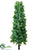 Laurel Leaf Cone Topiary - Green - Pack of 2