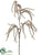 Silk Plants Direct Amaranthus Spray - Burgundy Gold - Pack of 12