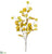 Aspen Leaf Spray - Yellow Brown - Pack of 12