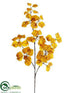 Silk Plants Direct Aspen Leaf Spray - Mustard Green - Pack of 12