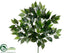 Silk Plants Direct Ficus Spray - Green - Pack of 60