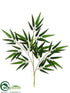 Silk Plants Direct Bamboo Spray - Green - Pack of 12