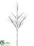 Silk Plants Direct Bamboo Grass Spray - Green - Pack of 12