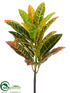Silk Plants Direct Croton Spray - Yellow Green - Pack of 12