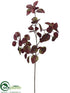Silk Plants Direct Outdoor Coggygria Spray - Burgundy Rust - Pack of 12