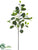 Silk Plants Direct Citrus Leaf Spray - Green - Pack of 12