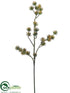 Silk Plants Direct Cypress Spray - Green Orange - Pack of 6