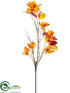 Silk Plants Direct Cotinus Spray - Orange Flame - Pack of 12