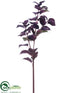 Silk Plants Direct Coleus Leaf Spray - Burgundy Green - Pack of 6