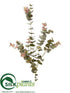 Silk Plants Direct Eucalyptus Spray - Green Burgundy - Pack of 6