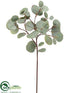 Silk Plants Direct Eucalyptus Spray - Green Gray - Pack of 12