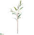 Silk Plants Direct Soft Plastic Eucalyptus Spray - Green - Pack of 12