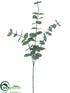 Silk Plants Direct Eucalyptus Spray - Green Gray - Pack of 24