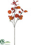 Silk Plants Direct Eucalyptus Spray - Red Dark - Pack of 12
