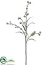 Silk Plants Direct Eucalyptus Seed Spray - Green - Pack of 12