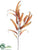 Silk Plants Direct Eucalyptus Spray - Orange Olive Green - Pack of 12