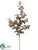 Silk Plants Direct Eucalyptus Spray - Rust - Pack of 6